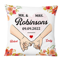 Personalized Mr & Mrs Wedding Pillow JL203 32O53 thumb 1