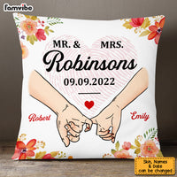 Personalized Mr & Mrs Wedding Pillow JL203 32O53 thumb 1