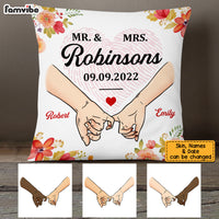 Personalized Mr & Mrs Wedding Pillow JL203 32O53 thumb 1