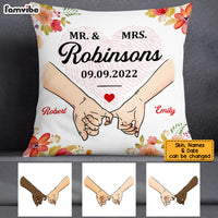 Personalized Mr & Mrs Wedding Pillow JL203 32O53 thumb 1