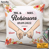 Personalized Mr & Mrs Wedding Pillow JL203 32O53 thumb 1