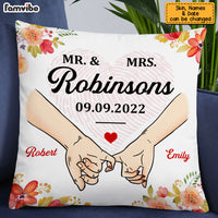 Personalized Mr & Mrs Wedding Pillow JL203 32O53 thumb 1