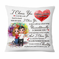 Personalized Old Couple I Choose You Pillow JL201 23O47 thumb 1