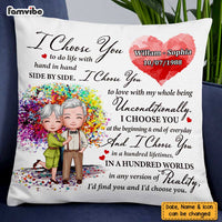 Personalized Old Couple I Choose You Pillow JL201 23O47 thumb 1