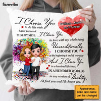 Personalized Old Couple I Choose You Pillow JL201 23O47 thumb 1