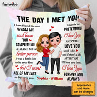 Personalized Couple The Day Pillow JL202 23O47 thumb 1