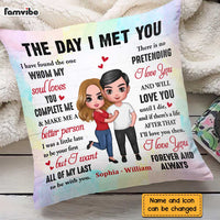 Personalized Couple The Day Pillow JL202 23O47 thumb 1