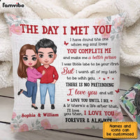Personalized Couple The Day Pillow JL203 23O28 thumb 1