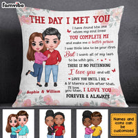 Personalized Couple The Day Pillow JL203 23O28 thumb 1
