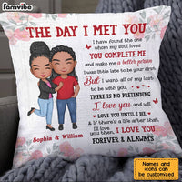 Personalized Couple The Day Pillow JL203 23O28 thumb 1