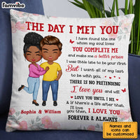 Personalized Couple The Day Pillow JL203 23O28 thumb 1