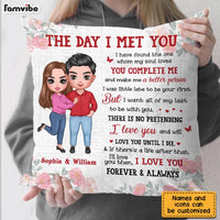 Personalized Couple The Day Pillow JL203 23O28 thumb 1