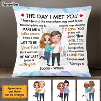Personalized Couple The Day Pillow JL204 23O47 thumb 1