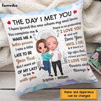 Personalized Couple The Day Pillow JL204 23O47 thumb 1