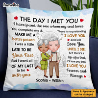 Personalized Couple The Day Pillow JL204 23O47 thumb 1
