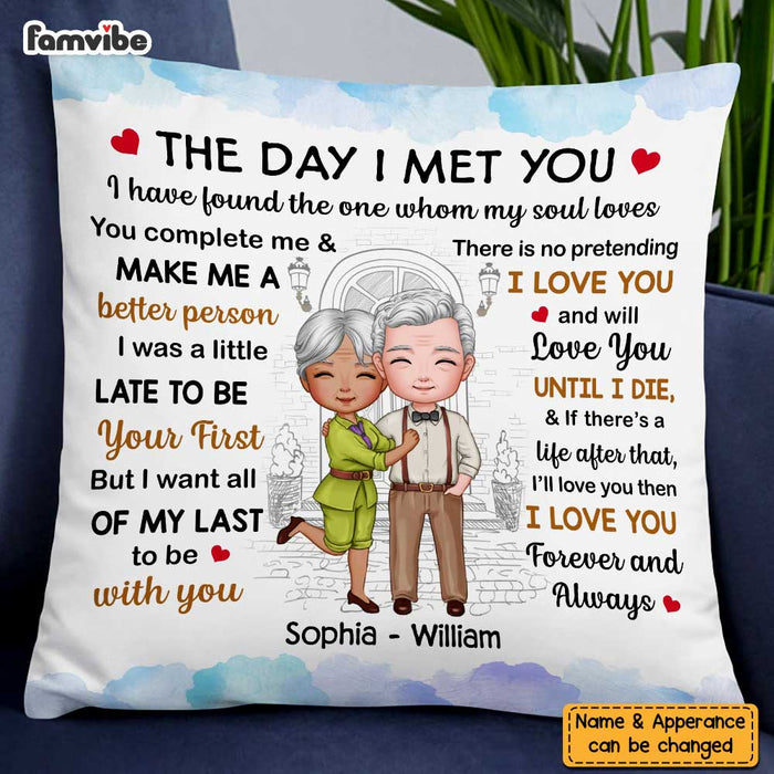 Personalized Couple The Day Pillow JL204 23O47 1