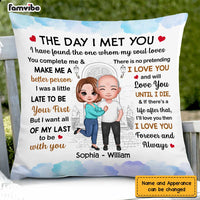 Personalized Couple The Day Pillow JL204 23O47 thumb 1