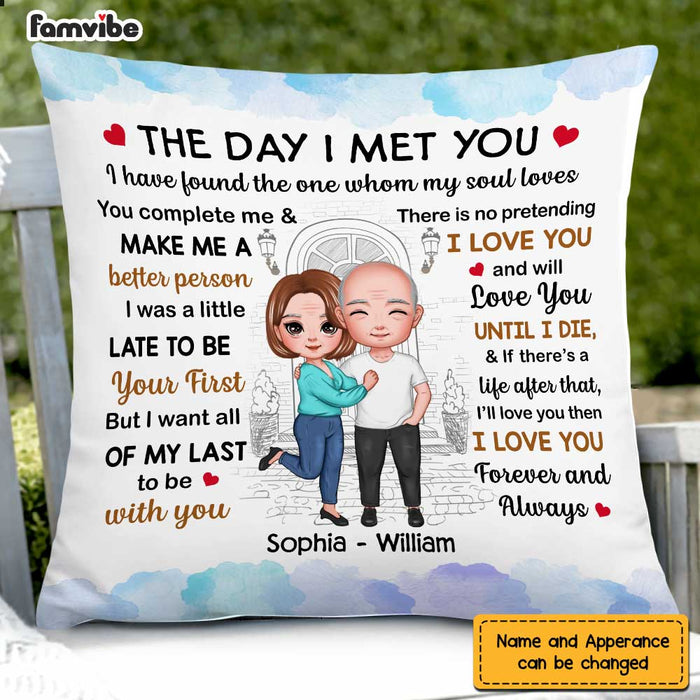 Personalized Couple The Day Pillow JL204 23O47 1