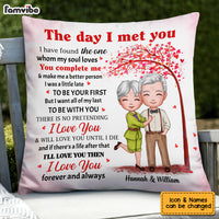 Personalized Couple The Day Pillow JL208 23O53 thumb 1