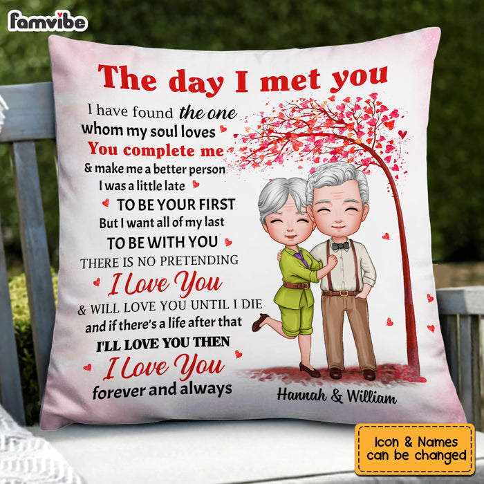 Personalized Couple The Day Pillow JL208 23O53 1