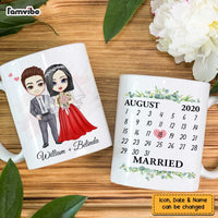 Personalized Wedding Mug JL214 85O47 thumb 1