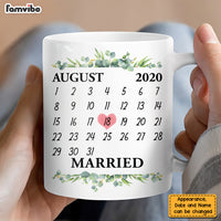 Personalized Wedding Mug JL214 85O47 thumb 1