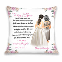 Personalized Wedding Mother Of The Bride Pillow JL215 85O34 thumb 1
