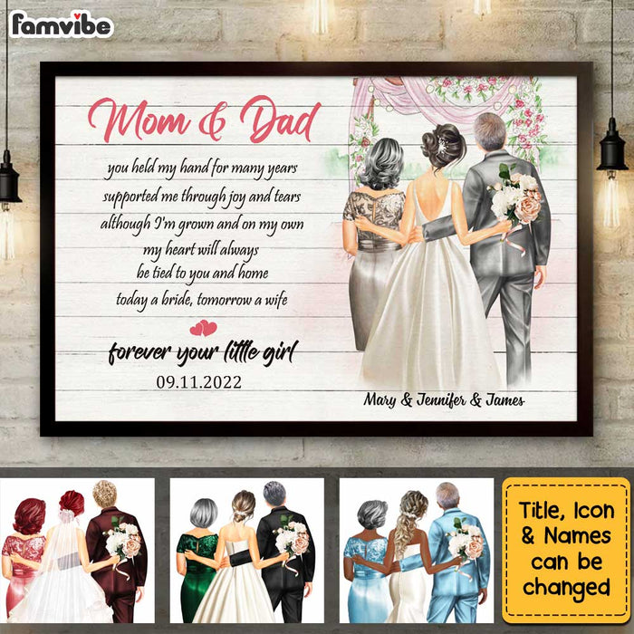 Personalized Wedding Mother Father Of The Bride Poster JL212 85O34 1