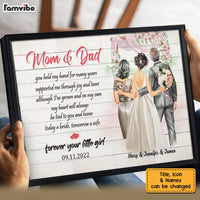 Personalized Wedding Mother Father Of The Bride Poster JL212 85O34 thumb 1