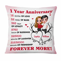 Personalized Anniversary Couple Pillow JL224 32O47 thumb 1