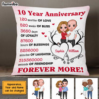 Personalized Anniversary Couple Pillow JL224 32O47 thumb 1