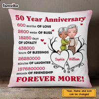 Personalized Anniversary Couple Pillow JL224 32O47 thumb 1
