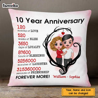 Personalized Anniversary Couple Pillow JL223 32O47 thumb 1