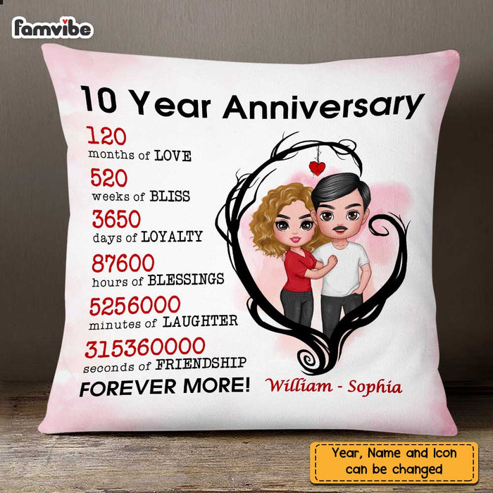 Personalized Anniversary Couple Pillow JL223 32O47 1