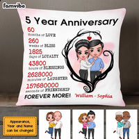 Personalized Anniversary Couple Pillow JL223 32O47 thumb 1