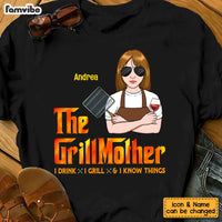 Personalized Mom Grill BBQ T Shirt JL211 23O53 thumb 1