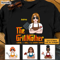 Personalized Mom Grill BBQ T Shirt JL211 23O53 thumb 1