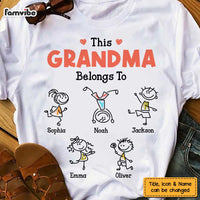 Personalized Grandma Drawing T Shirt JL212 23O47 thumb 1