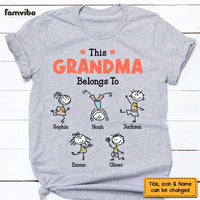 Personalized Grandma Drawing T Shirt JL212 23O47 thumb 1