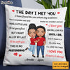Personalized Couple The Day Pillow JL217 23O28 1