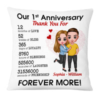 Personalized Happy Anniversary Pillow JL2111 23O53 thumb 1