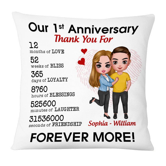Personalized Happy Anniversary Pillow JL2111 23O53 1