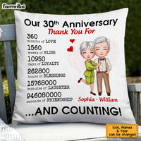 Personalized Happy Anniversary Pillow JL2111 23O53 thumb 1