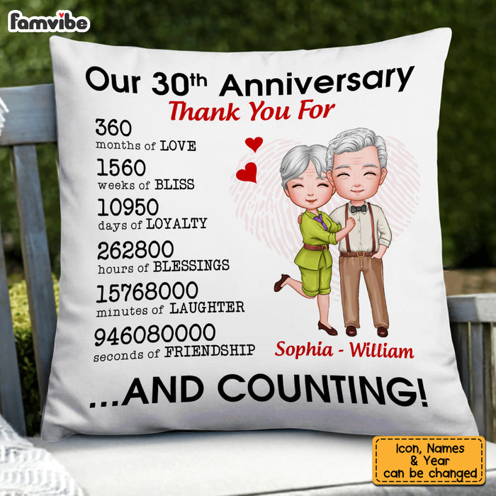 Personalized Happy Anniversary Pillow JL2111 23O53 1