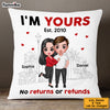 Personalized Couple I'm Yours Pillow JL213 23O53 1