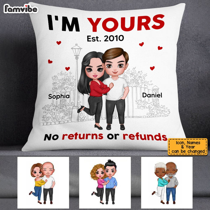 Personalized Couple I'm Yours Pillow JL213 23O53 1