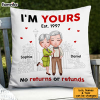 Personalized Couple I'm Yours Pillow JL213 23O53 thumb 1
