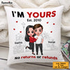 Personalized Couple I'm Yours Pillow JL213 23O53 1