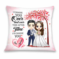 Personalized Wedding I Choose You Mr And Mrs Pillow JL222 23O34 thumb 1