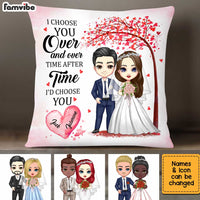 Personalized Wedding I Choose You Mr And Mrs Pillow JL222 23O34 thumb 1